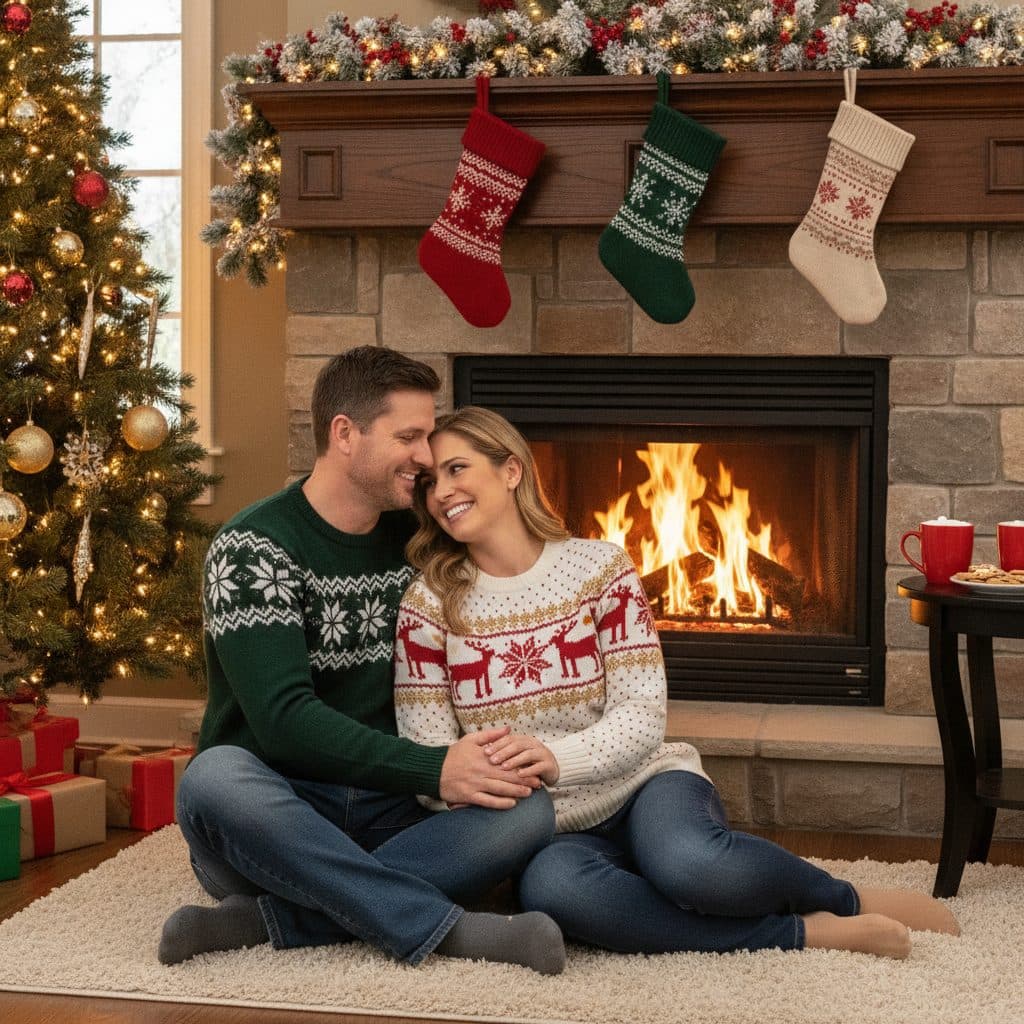 Fireplace Couple