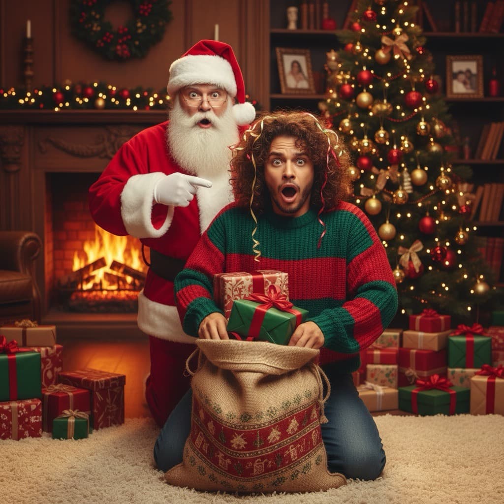 Santa Caught